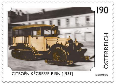 Citroen Kegresse P15N 2024 Briefmarken Kunst und Kultur im